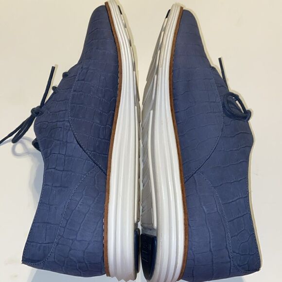 Cole Haan Original Grand Leather Crocodile Embossed Womens Sz 8 - Picture 7 of 8